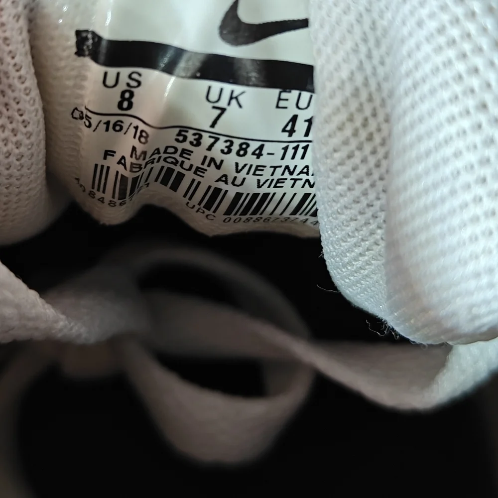 Nike Air Max 90 Retro Athletic White Sneakers Men's Shoe Size 8